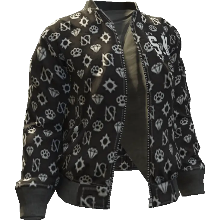 Открытая куртка в кружок