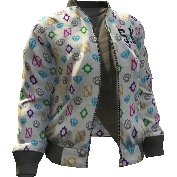 Открытая куртка в кружок