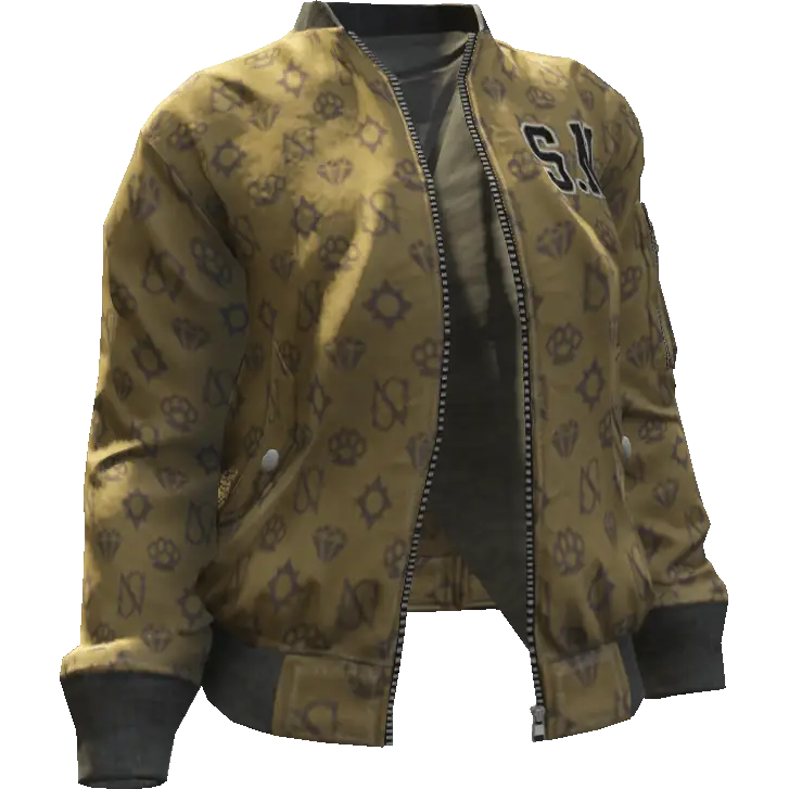 Открытая куртка в кружок