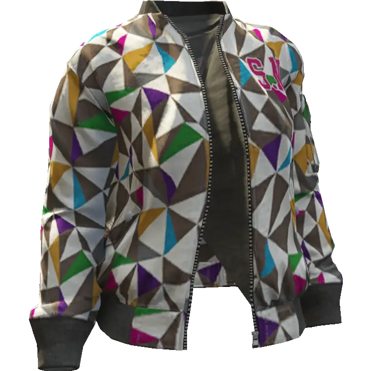 Открытая куртка в кружок