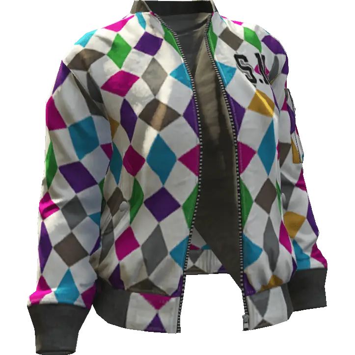 Открытая куртка в кружок