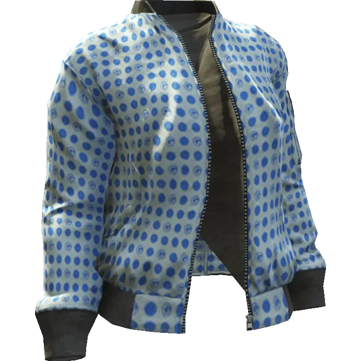 Открытая куртка в кружок