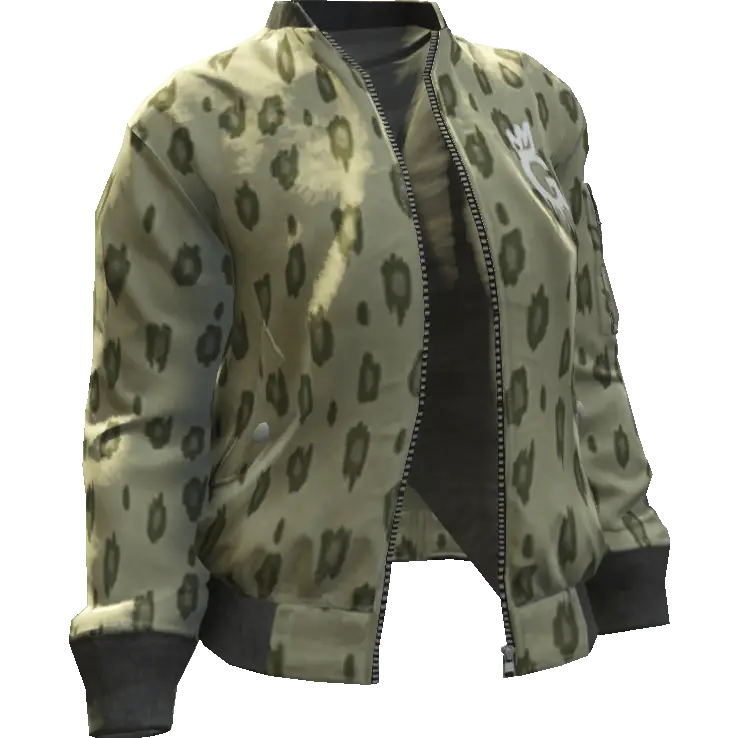 Открытая куртка в кружок