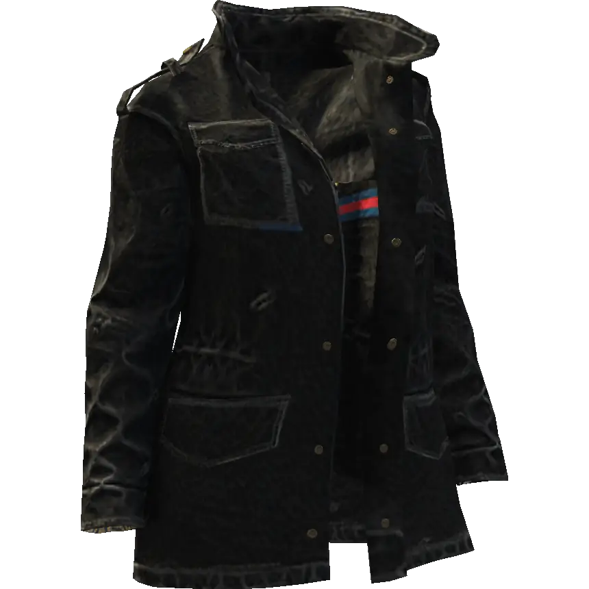 Открытая куртка с кармашками