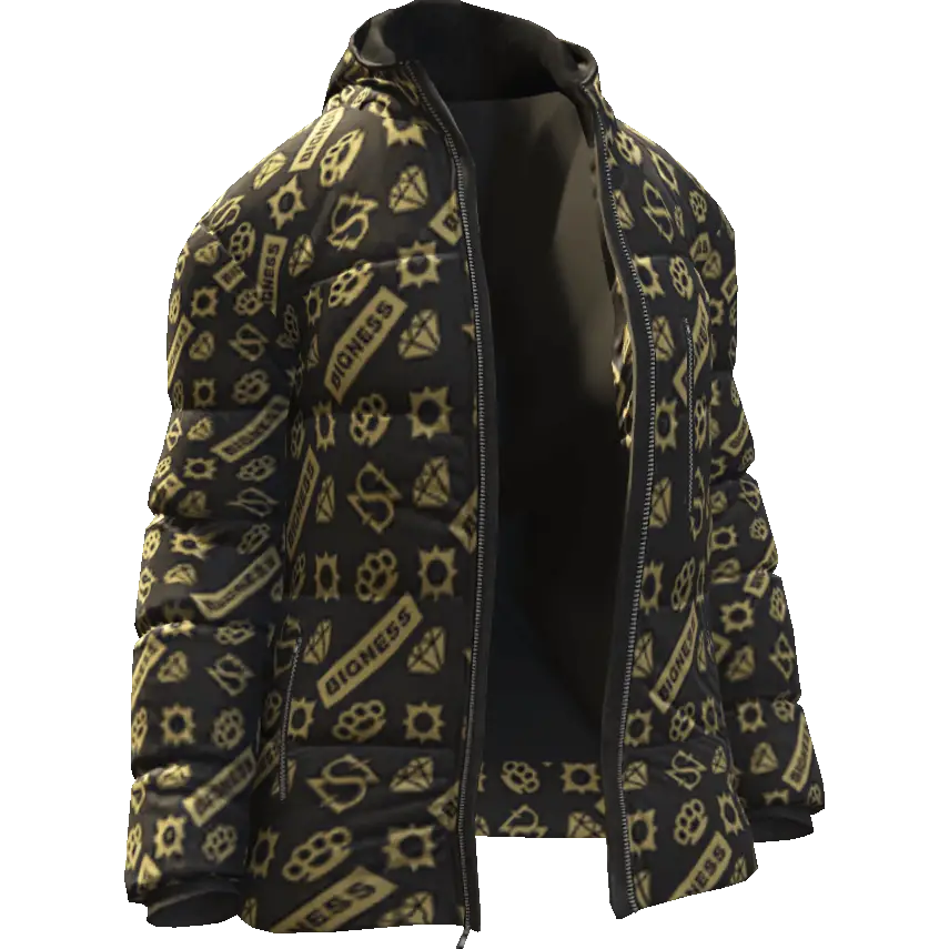 Разноцветная открытая куртка