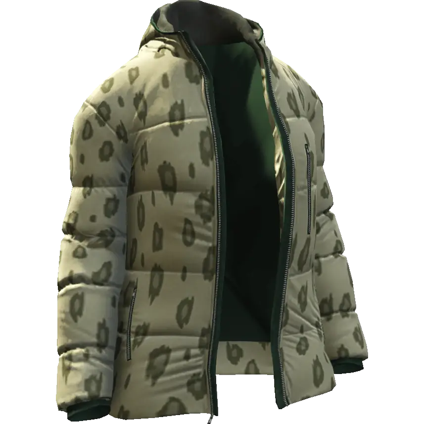 Разноцветная открытая куртка