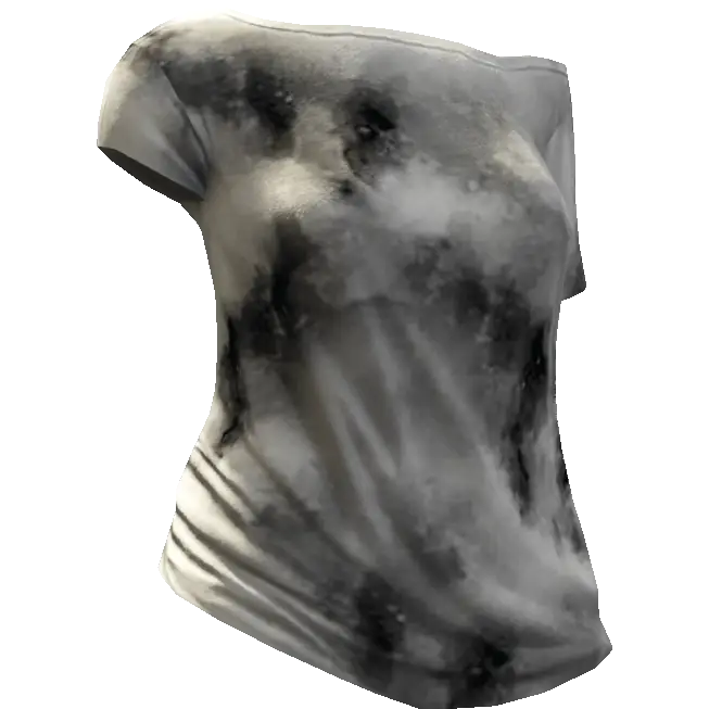 Футболка с оголенным плечом