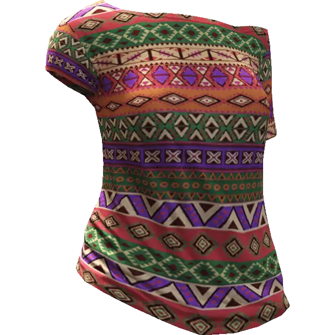 Футболка с оголенным плечом