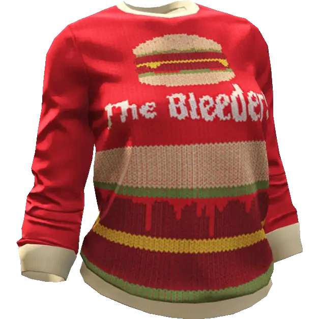 Вязаная кофта 'Burger-Shot'