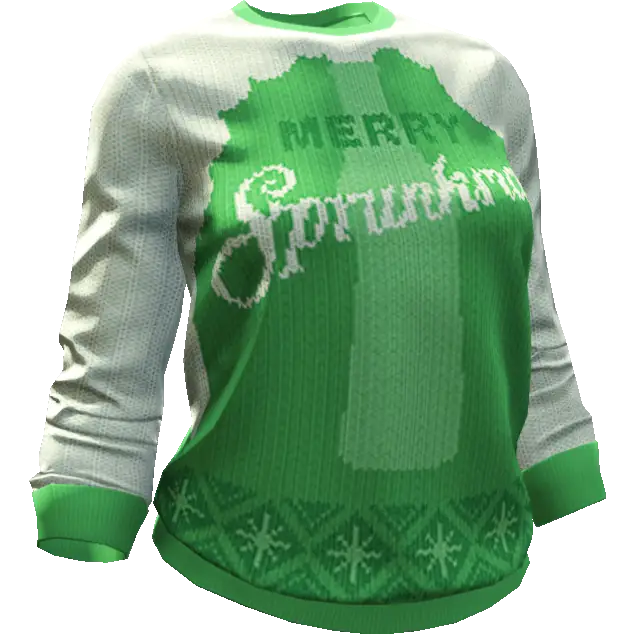 Вязаная кофта 'Burger-Shot'