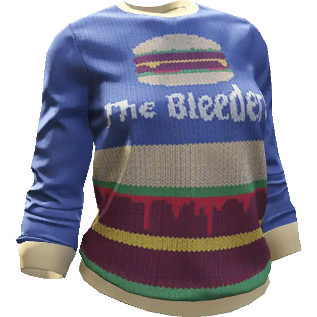 Вязаная кофта 'Burger-Shot'