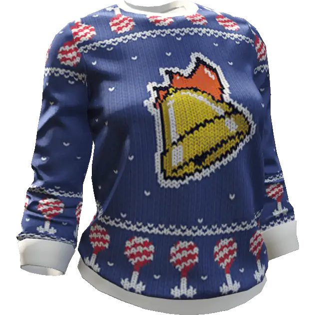 Вязаная кофта 'Burger-Shot'