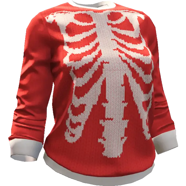 Вязаная кофта 'Burger-Shot'