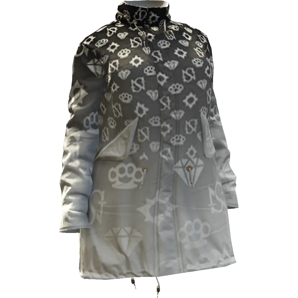 Разноцветная куртка 'Diamond' №1