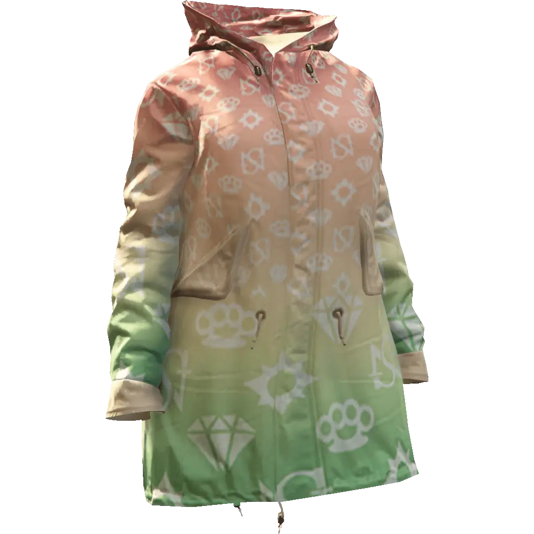 Разноцветная куртка 'Diamond' №2