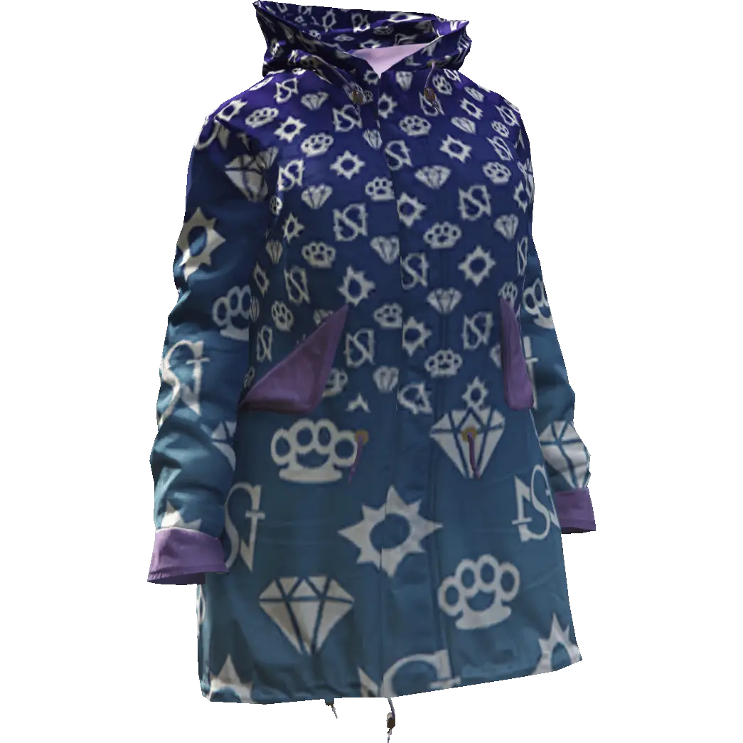 Разноцветная куртка 'Diamond' №2