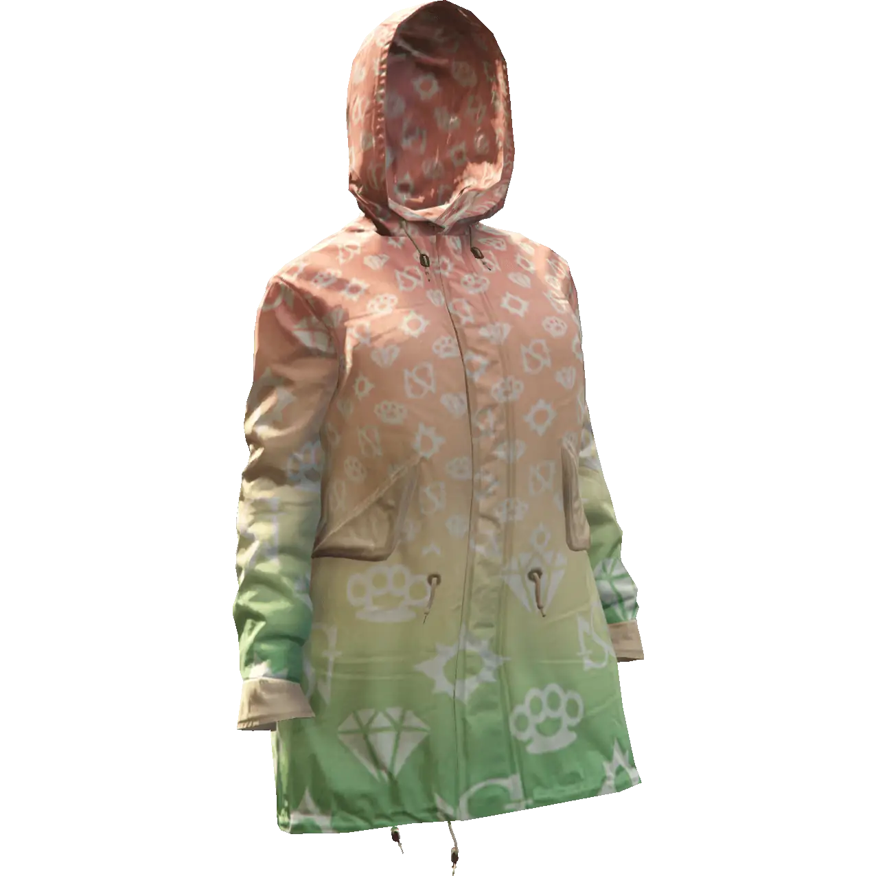 Разноцветная куртка 'Diamond' №3