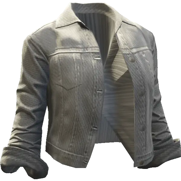 Джинсовая куртка двухцветная