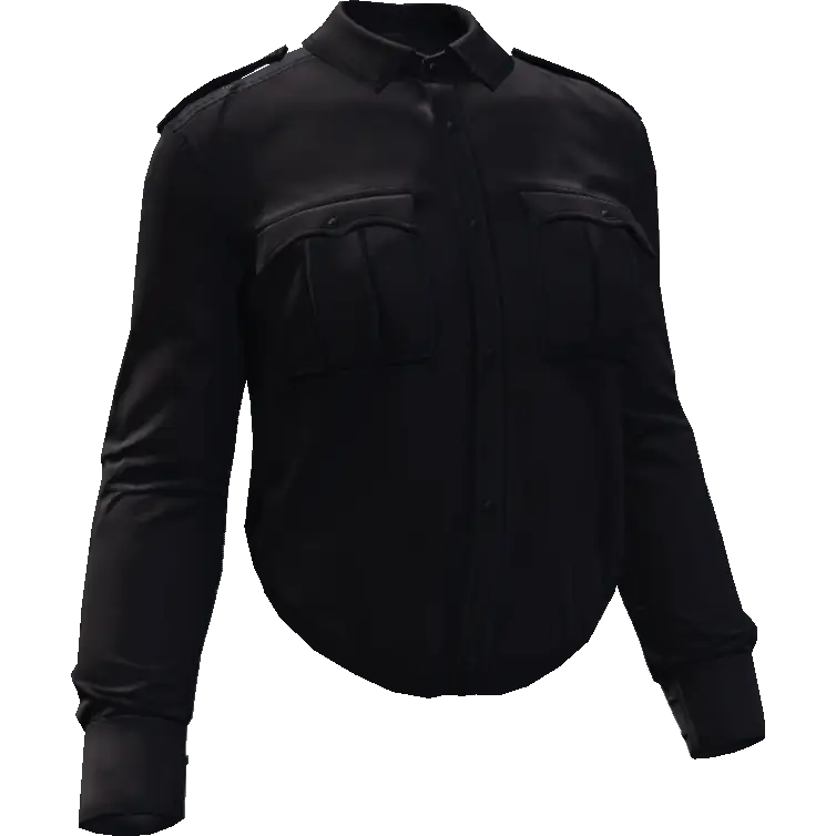 Рубашка деловая длинная