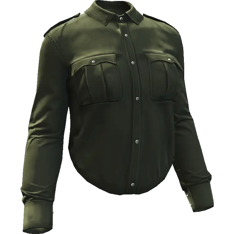 Рубашка деловая длинная