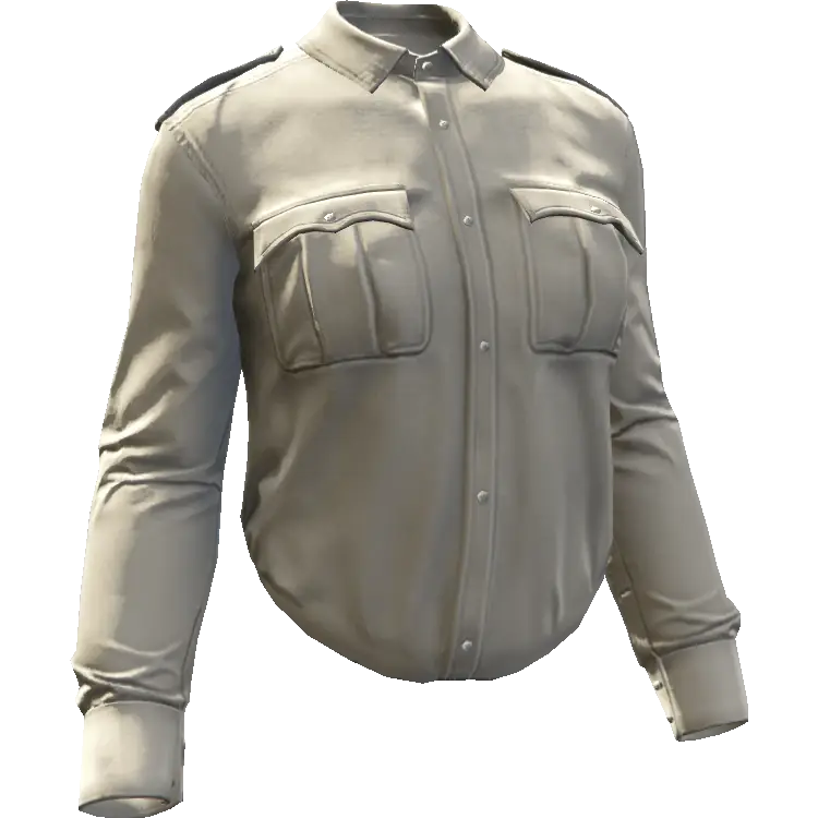 Рубашка деловая длинная