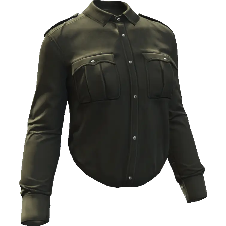 Рубашка деловая длинная