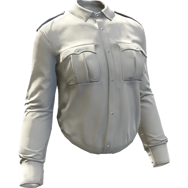 Рубашка деловая длинная