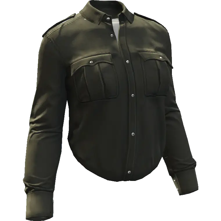 Рубашка деловая длинная №2