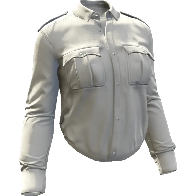 Рубашка деловая длинная №2