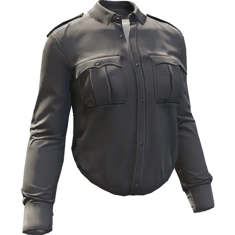 Рубашка деловая длинная №2