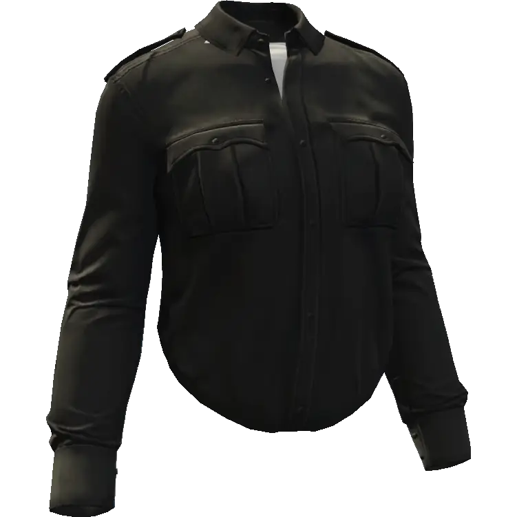 Рубашка деловая длинная №2