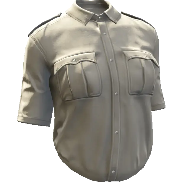 Рубашка деловая короткая