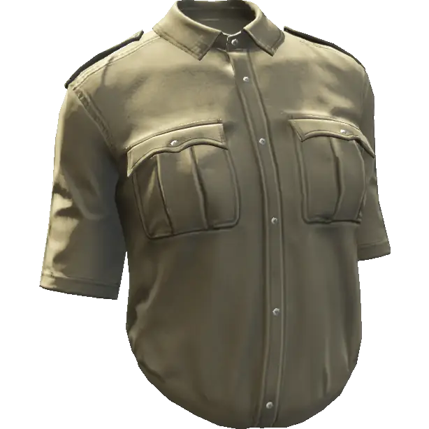 Рубашка деловая короткая