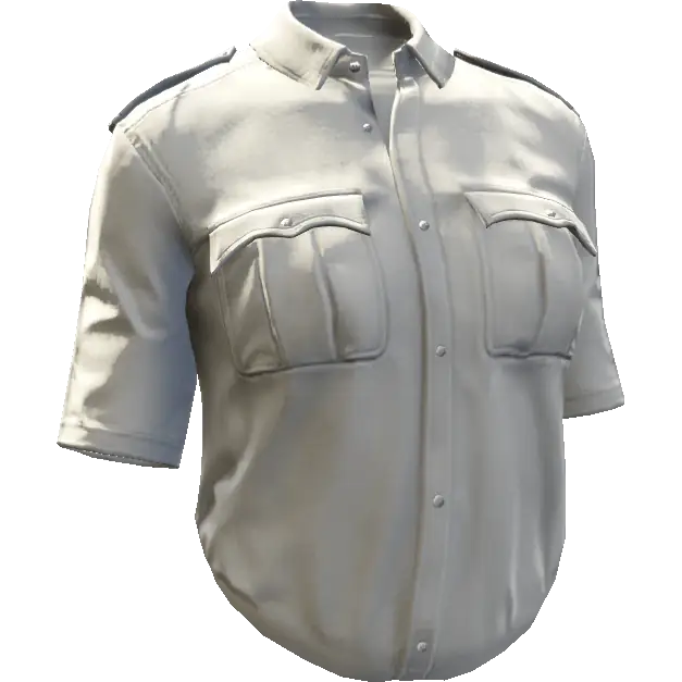 Рубашка деловая короткая №2