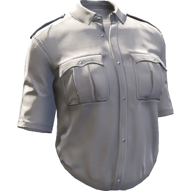 Рубашка деловая короткая №2