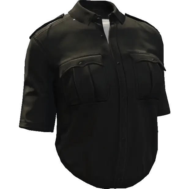 Рубашка деловая короткая №2