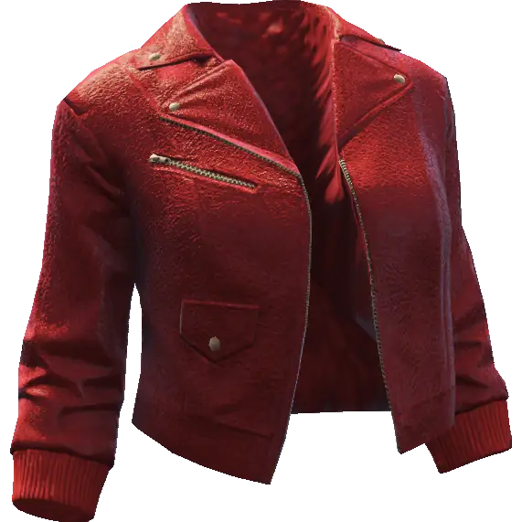 Укороченная кожаная куртка 