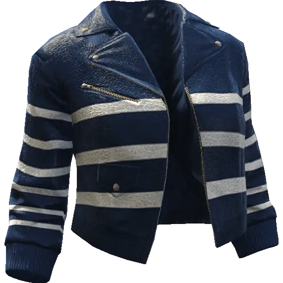 Укороченная кожаная куртка 