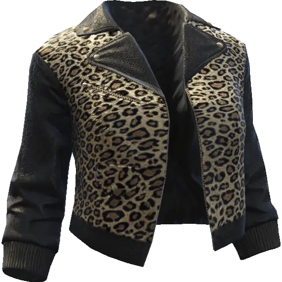 Укороченная кожаная куртка 