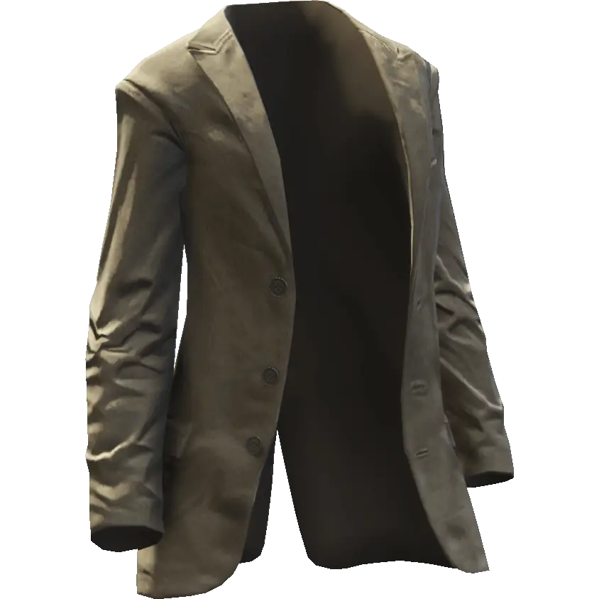 Пиджак мятый открытый