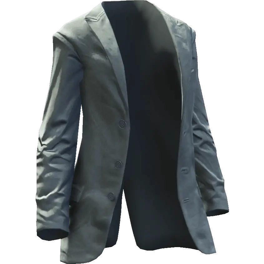 Пиджак мятый открытый