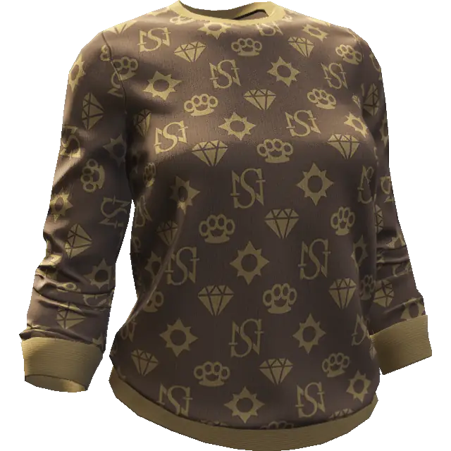 Свитер в ромбик