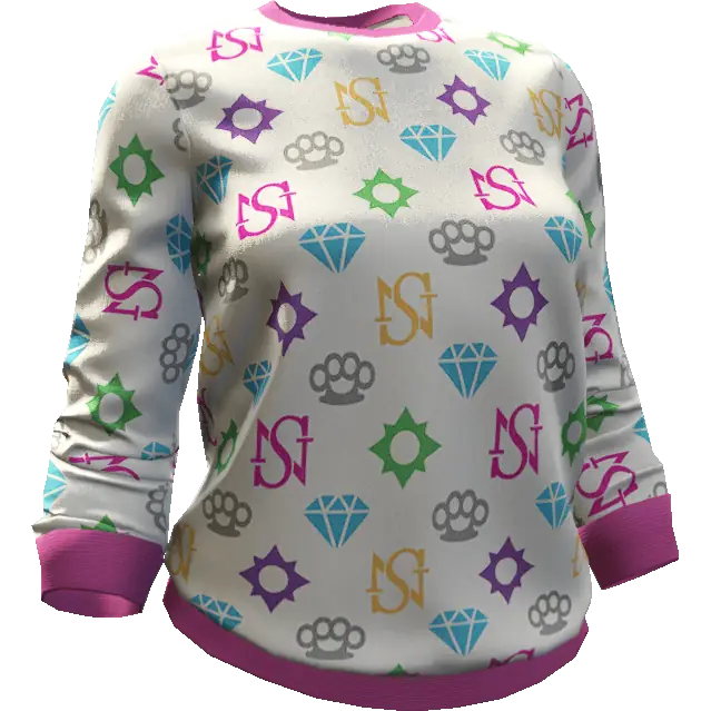 Свитер в ромбик