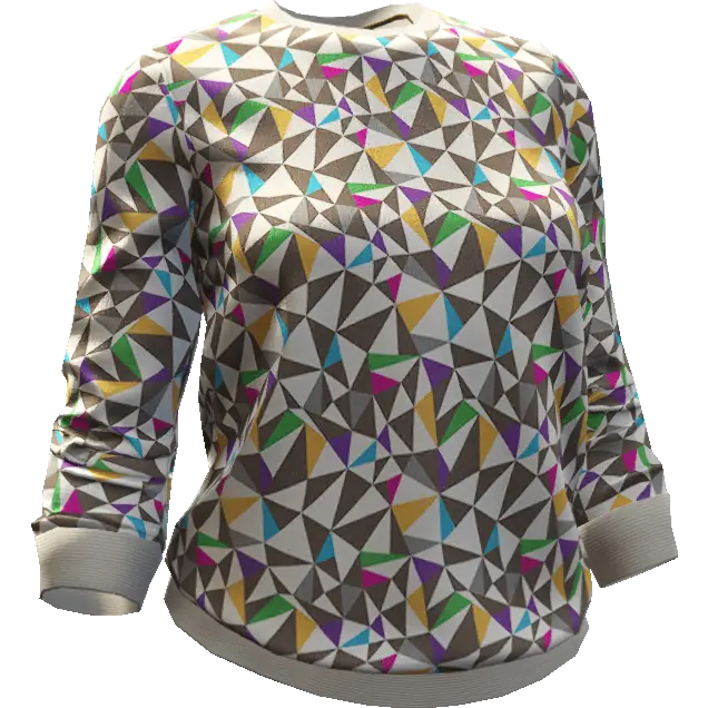 Свитер в ромбик