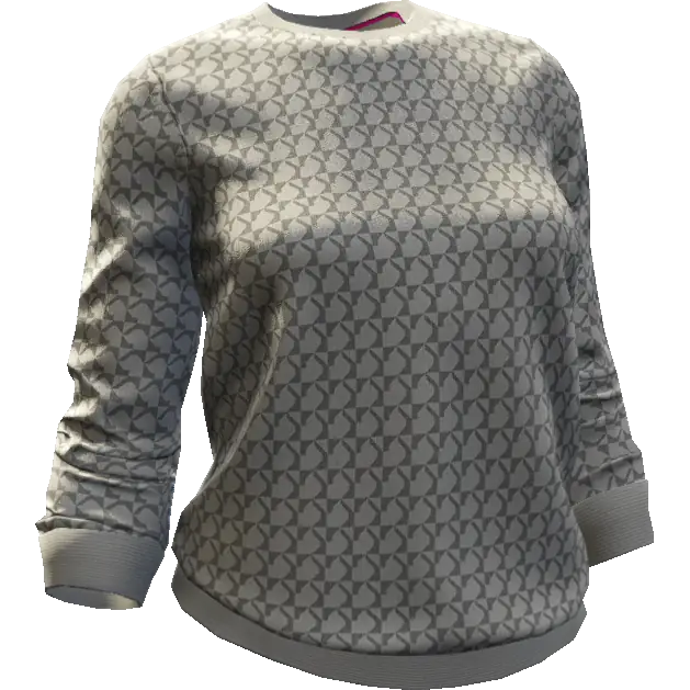 Свитер в ромбик