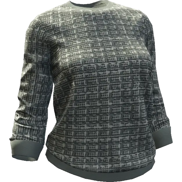 Свитер в ромбик