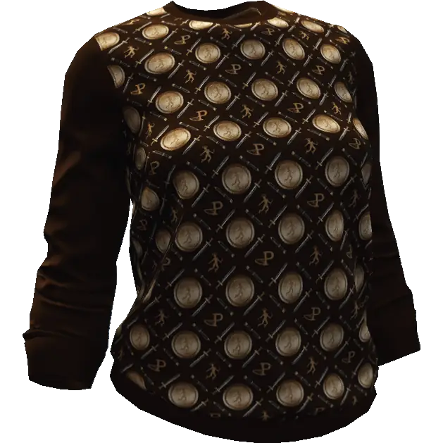 Свитер в ромбик