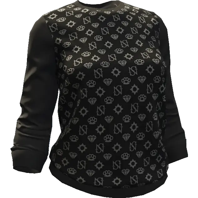 Свитер в ромбик