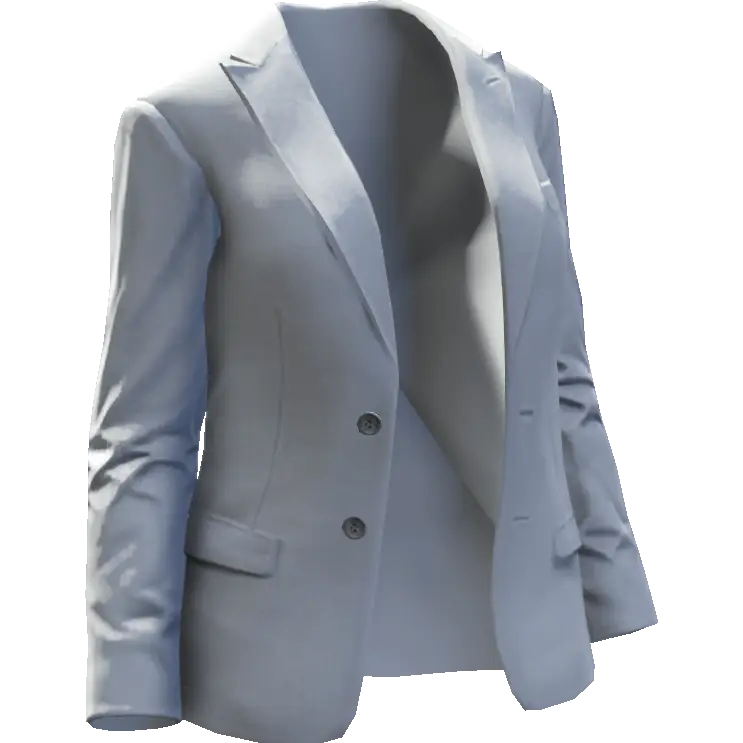 Открытый пиджак с пуговицами