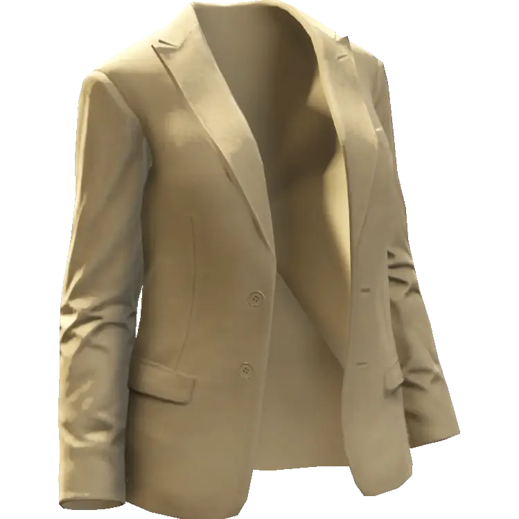 Открытый пиджак с пуговицами